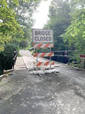 This bridge, owned by Babette Smith in Dingman Township, has been ruled an immediate danger of collapse and was deemed unsafe to both vehicular and pedestrian traffic. It is estimated to cost $150,000 to repair.