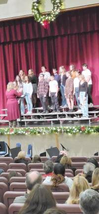 Grandparents treated to special music performance by Dingman Delaware Middle School