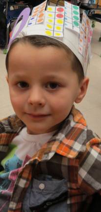 Hats Off to the 100th Day of School Zach Copertino, a kindergartner in Amy Ardler's class.