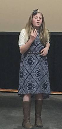 'Talking Heads, a night of monologues at Marsh Hall Mia Mesnick, 11, will be performing her monologue as part of the young adult acting workshop.