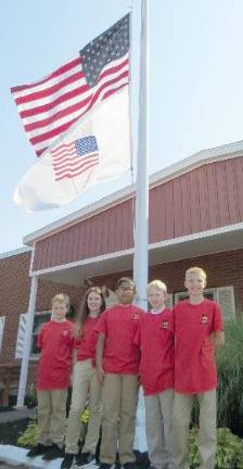 From left: Logan Clarke, Keira LeMay, Archit Patel, Taylor Allen, William Fells