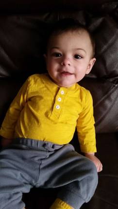 Oh Baby, it's Spring! Baby Photo Contest Photo, Jacob Torres of Milford "My name is Jacob and I am 7 months old. I love to 'talk' and so far love every type of food I have ever tried. Everyone always tells my mommy and daddy how lucky they are because I am such a happy baby."