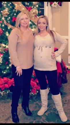 Mother Daughter Look A Like Contest Photo submitted by Heather Capel of Sparta "Christina and Heather. This picture was taken on a very special day that we both will remember forever."