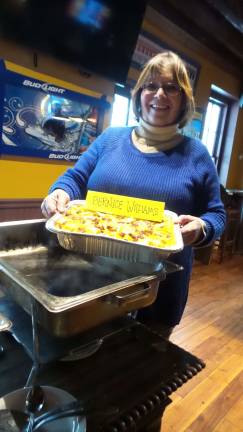Mac 'n cheese in wonderland Bernice Williams offers her mac masterpiece (Photo by Frances Ruth Harris)
