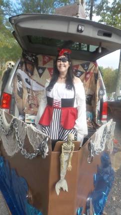 Fairy princesses mingle with ghastly ghouls at Trunk or Treat Ahoy matey! A pirates theme at Trunk or Treat (Photo by Frances Ruth Harris)