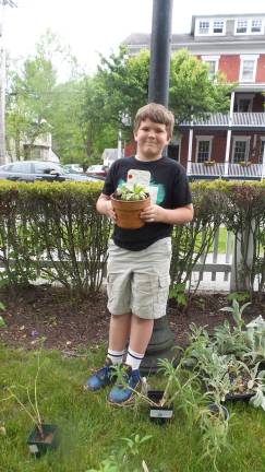 Gardens grow with help from annual plant sale Marty Troxel from Glen Spy (Photo by Frances Ruth Harris)