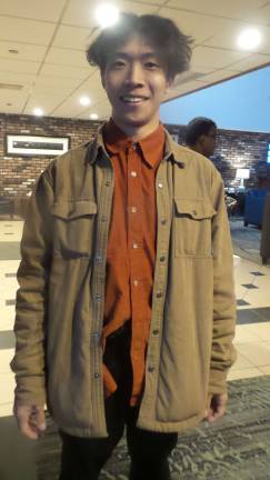 More guns means a safer society, dinner guests say Victor More, a church member (Photo by Frances Ruth Harris)