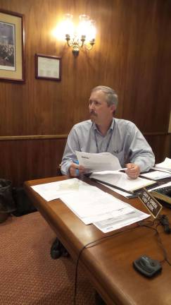 When roads stop being roads Mike Mrozinski, Director of Pike County Planning (Photo by Frances Ruth Harris)