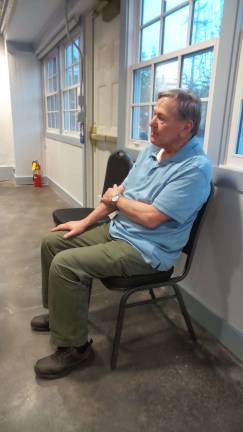 Noise and crowds at ballpark disturb neighbors Resident Frank Tarquinio (Photo by Frances Ruth Harris)