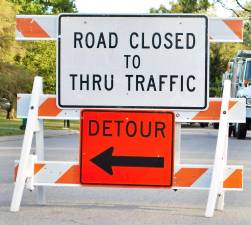 Delaware Drive closed Friday through Monday for emergency pipe replacement