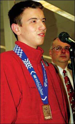 Special Olympian honored Special Olympian honored