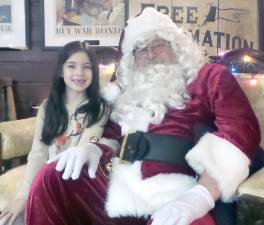Santa asked Olivia Golden,You want two front teeth, right? After Olivia told Santa all the things she wanted, Santa said, You'll get it all, including the two front teeth.