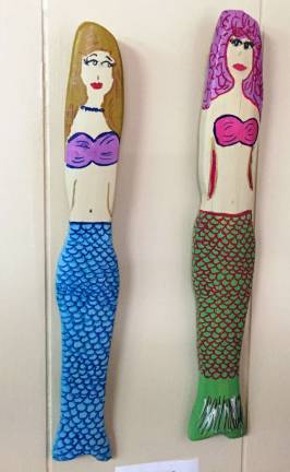Artists’ Market invites community to holiday reception and sale “Mermaids” by Sarah and Frank Gagliardi