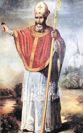 “St. Patrick” by Eugene Lavender (1897)