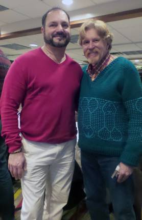 Merriment abounds at TriVersity's 'Thank You!' dance Joe Patyi and Doug Cosh (Photo by Frances Ruth Harris)