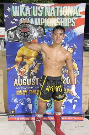 Daniel Roque beat the odds to win his championship belt (Photo provided)