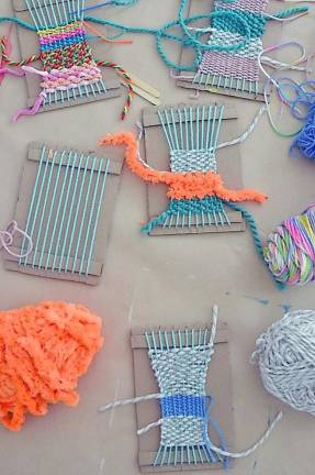 Learn how to weave on a cardboard loom (Photo provided)
