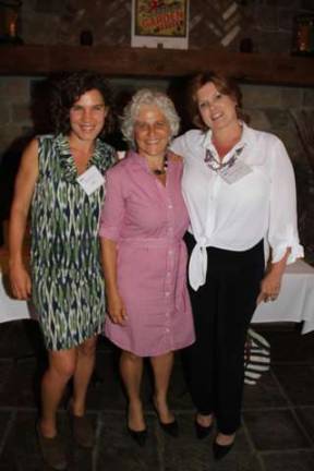 Community embraces Kitchen Garden Tour Pictured from left: Becca Tucker, Editor of Dirt Magazine; Jeanne Straus Publisher of Straus News and Sparta Mayor Molly Ann Whilesmith.