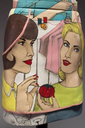 'The Uncommon Apron' takes on a socially and politically charged subject By Shalene Valenzuela (detail)