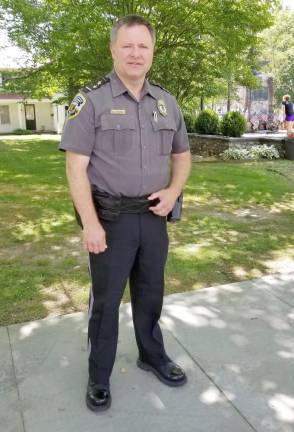 Chief Chad Stewart of the Eastern Pike Regional Police Department (Photo by Ken Hubeny Sr.)