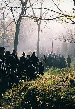 Preparing for an assault at dawn.