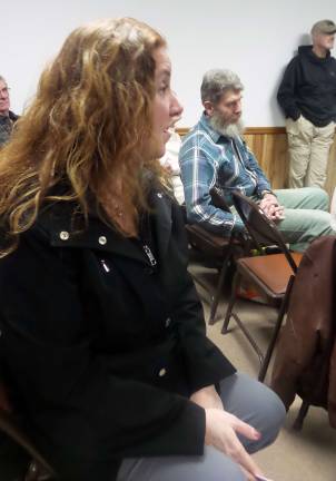 Tell us the worst: Public asks about new housing development proposed for Milford Joanna Carley (Photo by Frances Ruth Harris)