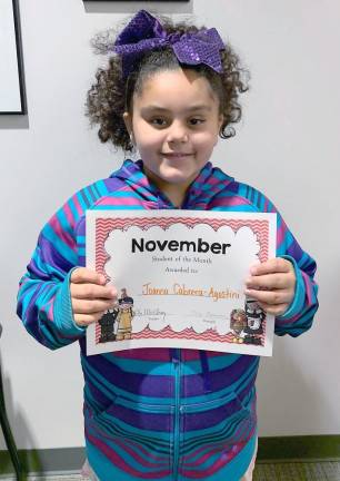 Joanna Cabrera-Agostini, second grade