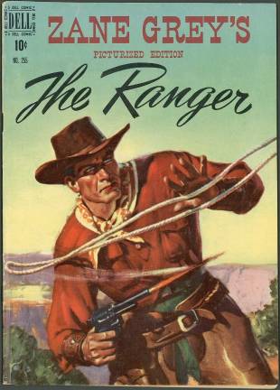 Vintage Zane Grey comic book cover