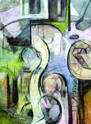 Two new exhibits at Delaware Arts center "Birth of Angels" by Carol Diamond