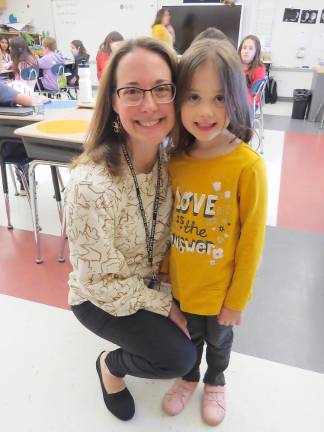 Mrs. Amanda Lawson with her daughter, Emmalena