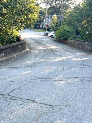 County may limit bridge to pedestrians The Constitution Avenue bridge in Milford Township.