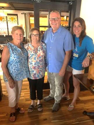 Rotary inducts new member From left: Mary Jorgenson, Teresa O’Leary, her husband, Larry O’Leary, and Rotary President Jamie Dykstra. (Photo provided)