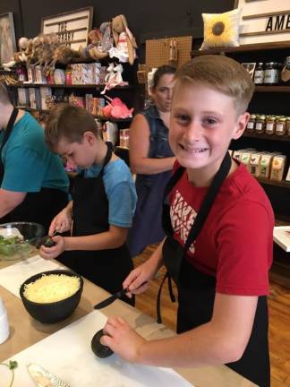 Kids learn to cook with Cooper Boone (Foundry42 Facebook page)