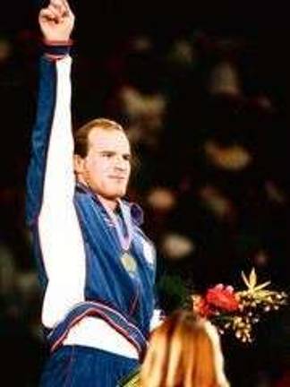 Banach brothers of wrestling fame to deliver inspirational speeches Lou Banach at the 1984 Olympics (Photo provided)