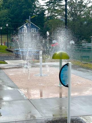 Church Street Park splash pad opens for business The Church Street Park’s new splash pad.