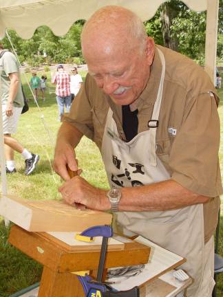 Festival of Wood to celebrate 10 years Craftsmen demonstrate wood working skills all weekend long.