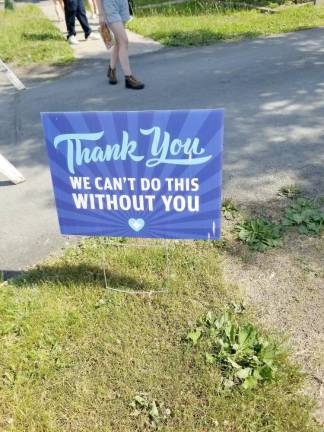 One day, two rallies: Supporters of the police and Black Lives Matter gather peacefully in Milford