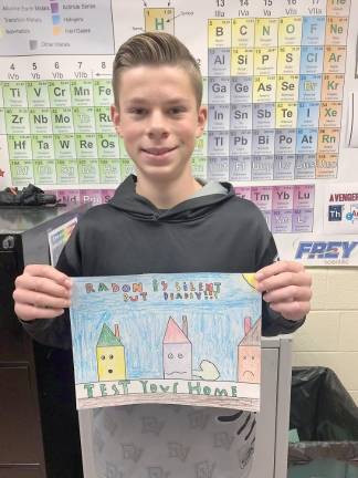 Science students create posters to educate public about dangers of radon Science students create posters to educate public about dangers of radon