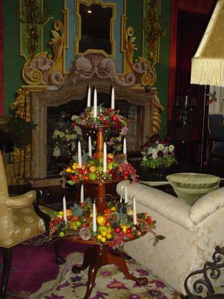 Grey Towers to host holiday programs, tours Holiday fruit table at Grey Towers (Photo provided)