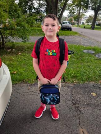 Back to school snapshots Declan