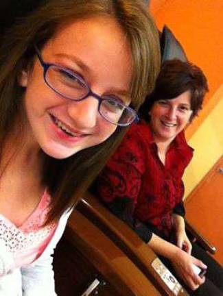 Mother Daughter Look A Like Contest Photo submitted by Stephanie Crowell of Sussex "My sunshine that brightens my days and nights. She has a heart of gold and the gentle words of an angel. Always at my side except. To the moon and back I love her."