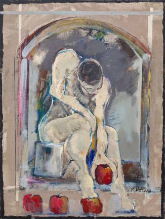 Kate Horan and Alvin Rosser are featured artists in new show "Man Picks Apple" by Alvin Rosser
