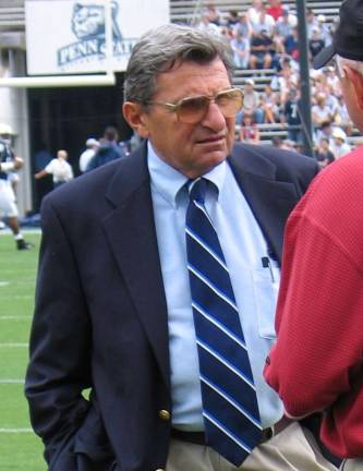 Despite criticism, Penn State honors Paterno during game Joe Paterno (Wikipedia photo)