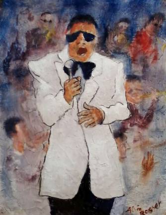 Kate Horan and Alvin Rosser are featured artists in new show "The Blues Singer" by Kate Horan