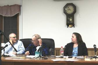 The Milford Township Board of Supervisors debate whether to recognize June as Pride Month.