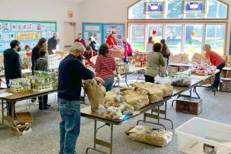 Volunteers from Holy Trinity Lutheran Church Food Pantry in Dingmans Ferry and Ecumenical Food Pantry of Pike County in Milford are among other local pantries who work every week to pick up, organize and distribute much-needed items to a growing number of families in the region.