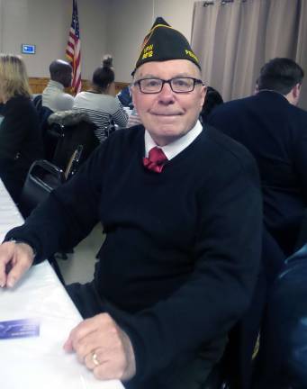 'Our freedom will never be free' Joseph Resteghini, Army veteran of the Korean War (Photo by Frances Ruth Harris)