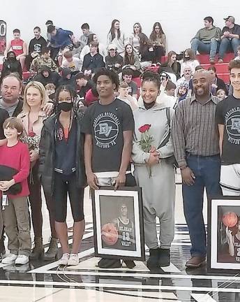 A tight score and fine play by DV and Lakeland — and some very bad calls Senior Night: Harlem Cook, a great football player (Photo by Ken Hubeny Sr.)