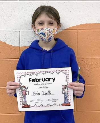 Bella Zerilli, fourth grade (Photo by Peg Snure)