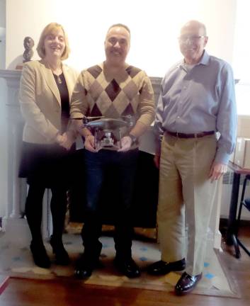 World drone fleet ConnexiCore moving to Milford From left: Cindy DeFebo, director of Pike County Workforce Development; Frank Segarra, CEO of ConnexiCore; and Mike Sullivan, executive director of the Pike County Economic Development Authority (Photo by Frances Ruth Harris)